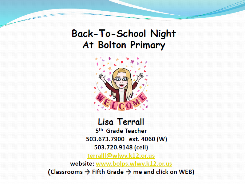 Back-to-School Night 
